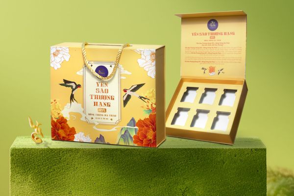 In hộp đựng yến 6 hũ đẹp, chất lượng cao tại Hoa Long
