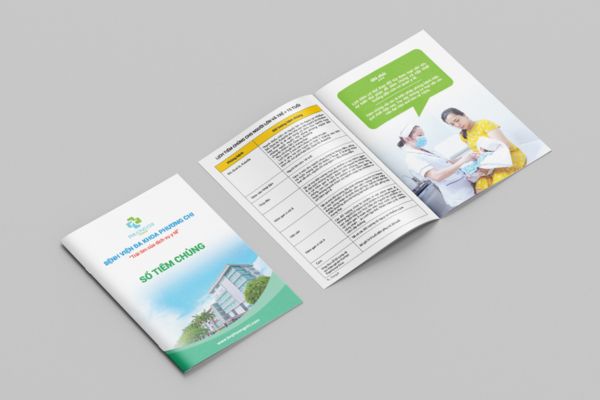 In sổ tiêm chủng đẹp, chất lượng cao