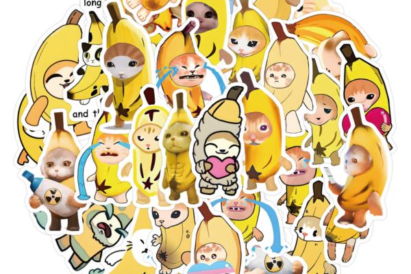 Mẫu sticker chuối đẹp, chất lượng cao tại Hà Nội