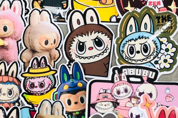 Mẫu sticker labubu đẹp, thiết kế theo yêu cầu