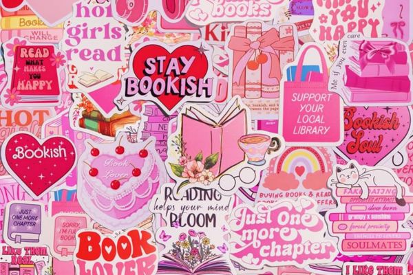 Mẫu sticker màu hồng giá rẻ, chất lượng cao