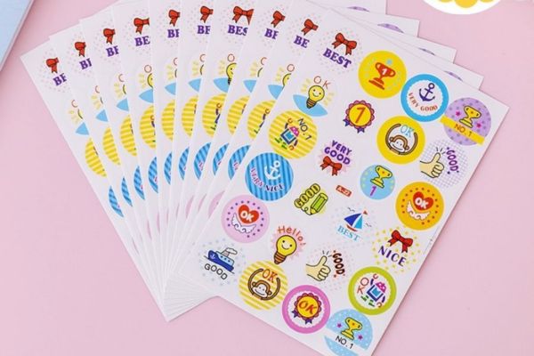 Mẫu sticker trang trí sổ tay đẹp, chất lượng cao