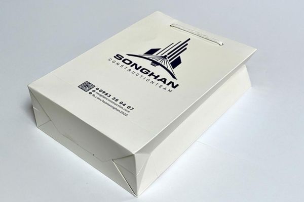 In túi giấy công ty xây dựng đẹp, chất lượng cao