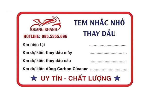 In Hoa Long nhận thiết kế và in ấn mẫu phiếu bảo dưỡng xe ô tô giá rẻ