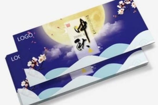 Mẫu phiếu quà tặng trung thu đẹp, thiết kế theo yêu cầu