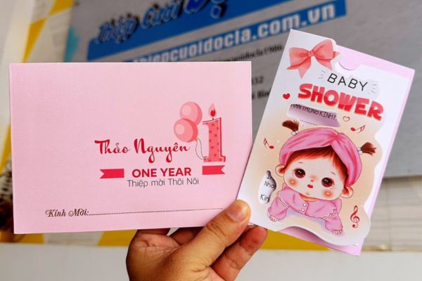 Mẫu thiệp sinh nhật cho bé gái đẹp, giá rẻ