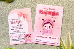 Mẫu thiệp sinh nhật cho bé gái đẹp, giá rẻ
