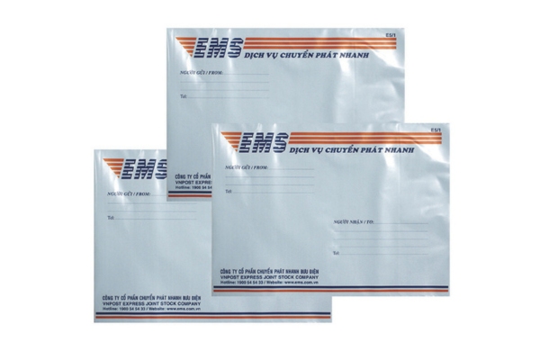 Mẫu phong bì đơn vị vận chuyển có viền phân loại