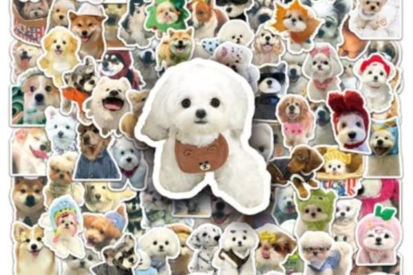 Mẫu sticker con chó đẹp, chất lượng cao