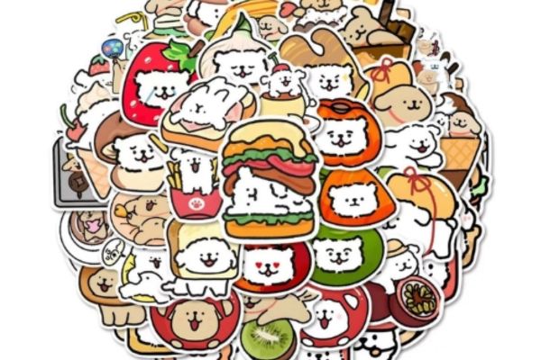 Mẫu sticker con chó đẹp, chất lượng cao