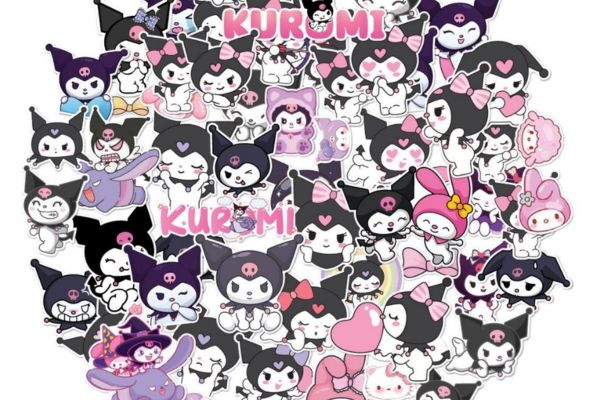 Bộ sticker kuromi đẹp, chất lượng cao