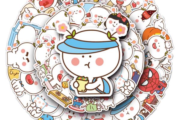 Mẫu sticker lá chona đẹp, thiết kế theo yêu cầu