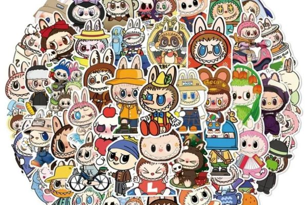 Mẫu sticker labubu đẹp, thiết kế theo yêu cầu