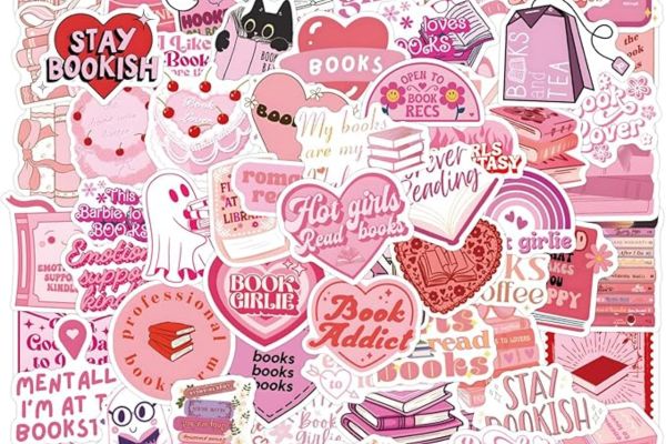 Mẫu sticker màu hồng giá rẻ, chất lượng cao