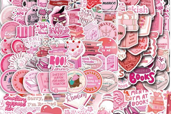 Mẫu sticker màu hồng giá rẻ, chất lượng cao