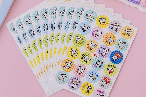 Mẫu sticker trang trí sổ tay đẹp, chất lượng cao