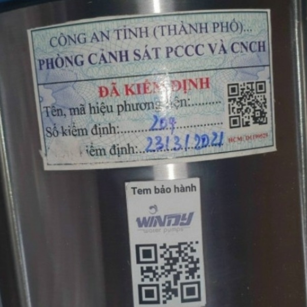 In Hoa Long nhận thiết kế và in ấn mẫu tem kiểm định đẹp