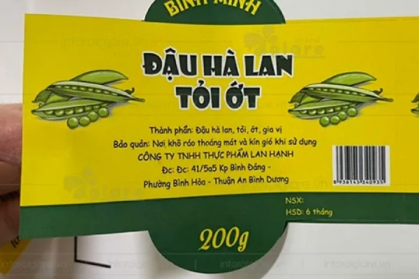 In Hoa Long nhận thiết kế và in ấn mẫu tem nhãn rau củ chuyên nghiệp