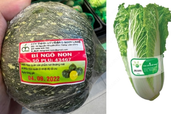 In Hoa Long nhận thiết kế và in ấn mẫu tem nhãn rau củ lấy ngay