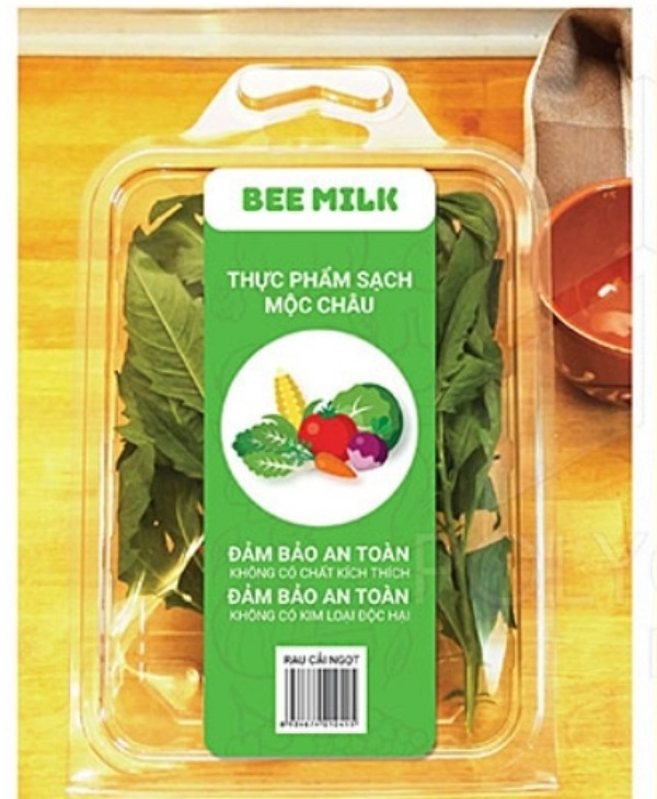 In Hoa Long nhận thiết kế và in ấn mẫu tem nhãn rau củ sang trọng