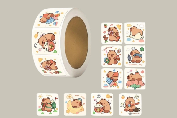 Mẫu sticker niêm phong decal giấy