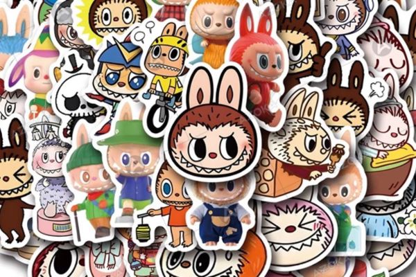 Mẫu sticker labubu đẹp, thiết kế theo yêu cầu