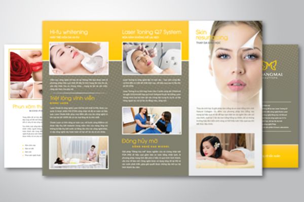 Mẫu tờ rơi quảng cáo phun xăm đẹp, giá rẻ