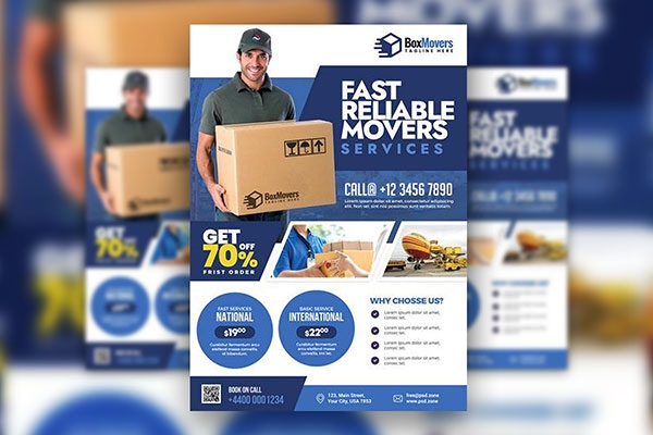 In Hoa Long nhận thiết kế và in ấn Mẫu tờ rơi chuyển phát cao cấp