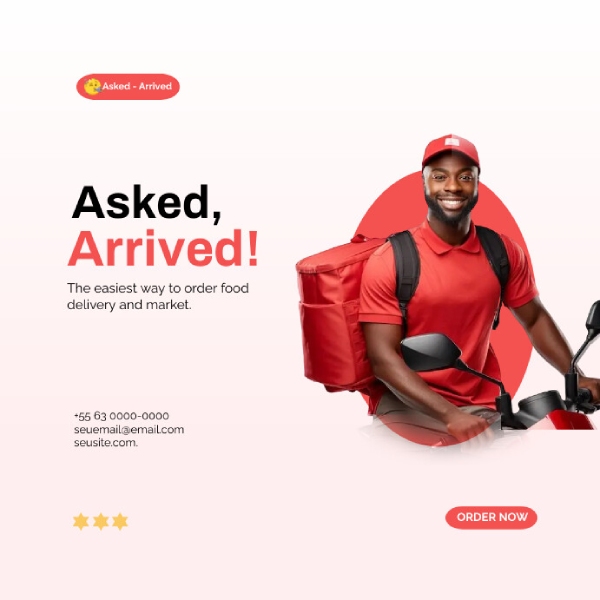 In Hoa Long nhận thiết kế và in ấn Mẫu tờ rơi chuyển phát đồ ăn