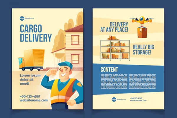 In Hoa Long nhận thiết kế và in ấn Mẫu tờ rơi chuyển phát lấy ngay