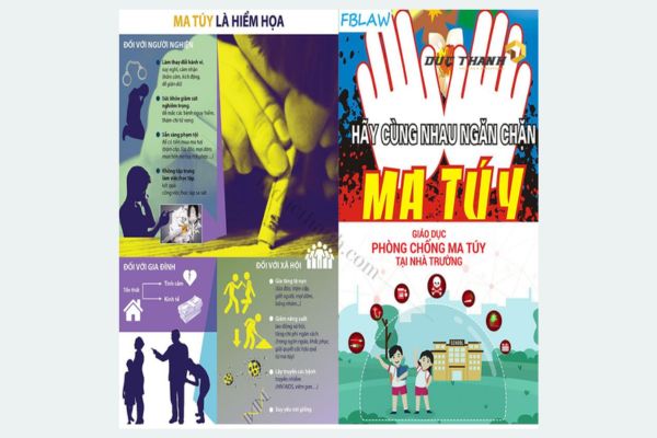 Mẫu tờ rơi ma túy đẹp, thiết kế theo yêu cầu