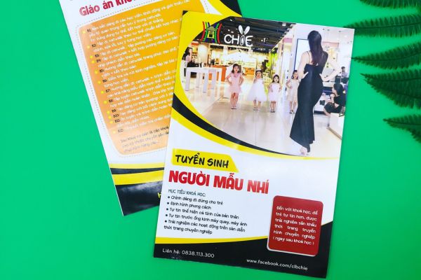 Tờ rơi tuyển sinh CLB đẹp, chất lượng cao