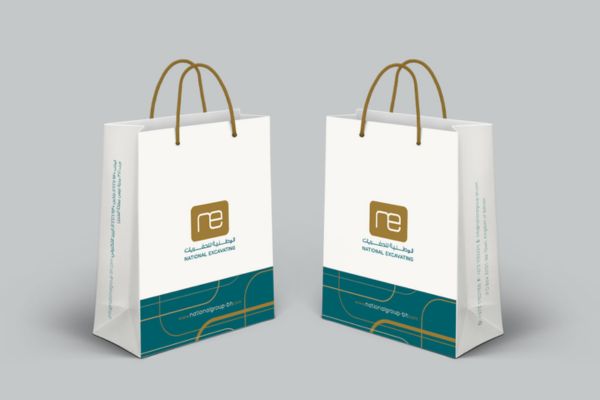 In túi giấy công ty xây dựng đẹp, chất lượng cao