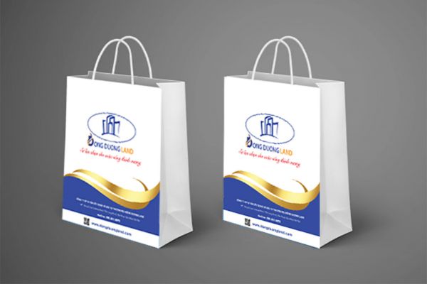 In túi giấy công ty xây dựng đẹp, chất lượng cao
