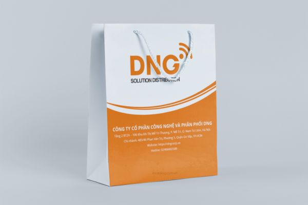 In túi giấy công ty xây dựng đẹp, chất lượng cao