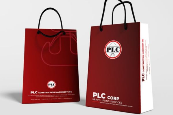 In túi giấy công ty xây dựng đẹp, chất lượng cao