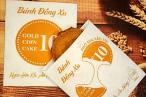 Túi giấy đựng bánh đồng xu đẹp, giá rẻ