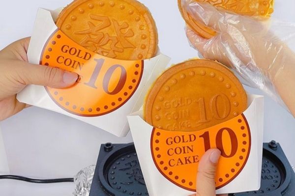 Túi giấy đựng bánh đồng xu đẹp, giá rẻ