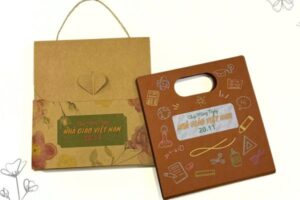 Mẫu túi giấy đựng sách đẹp, chất lượng cao