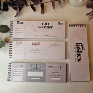 In voucher đóng cuốn đẹp, chất lượng cao