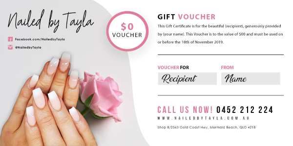 In Hoa Long nhận thiết kế và in ấn mẫu voucher làm nail chuyên nghiệp