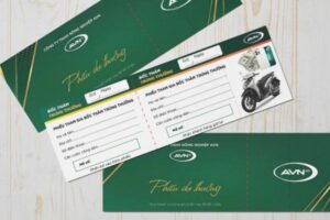 Mẫu phiếu bốc thăm trúng thưởng giá rẻ