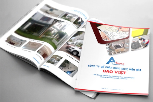 In Hoa Long tìm hiểu quy trình in catalogue điều hòa