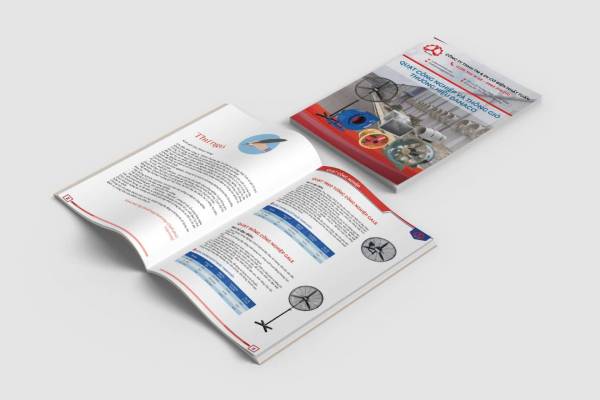 In Hoa Long tìm hiểu quy trình in catalogue quạt công nghiệp
