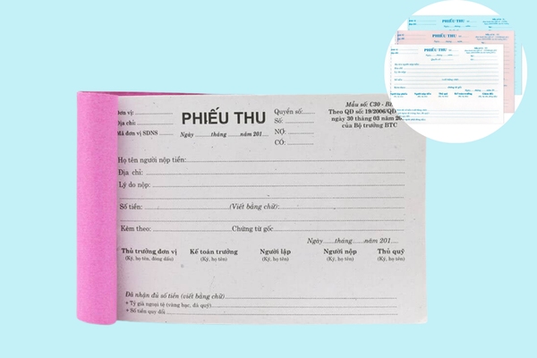 Thư viện mẫu in phiếu 3 liên chuẩn đẹp