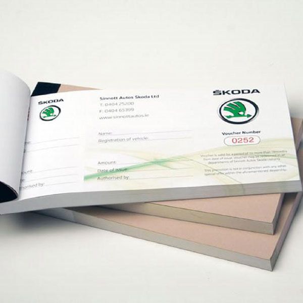 In voucher đóng cuốn In voucher đóng cuốn đẹp, chất lượng cao