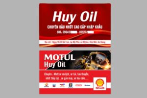 25+ Mẫu name card dầu nhớt đẹp mắt và chuyên nghiệp