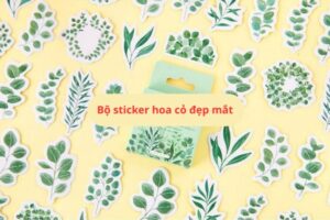 45+ Bộ sticker hoa cỏ đẹp mắt, cute