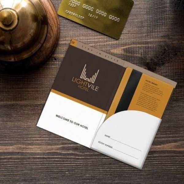 In bìa đựng thẻ từ khách sạn In bìa đựng thẻ từ khách sạn đẹp, chất lượng cao