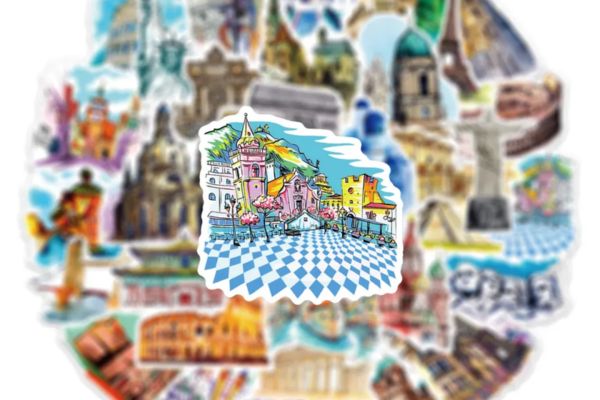 Mẫu sticker địa danh thế giới đẹp, giá rẻ tại Hà Nội